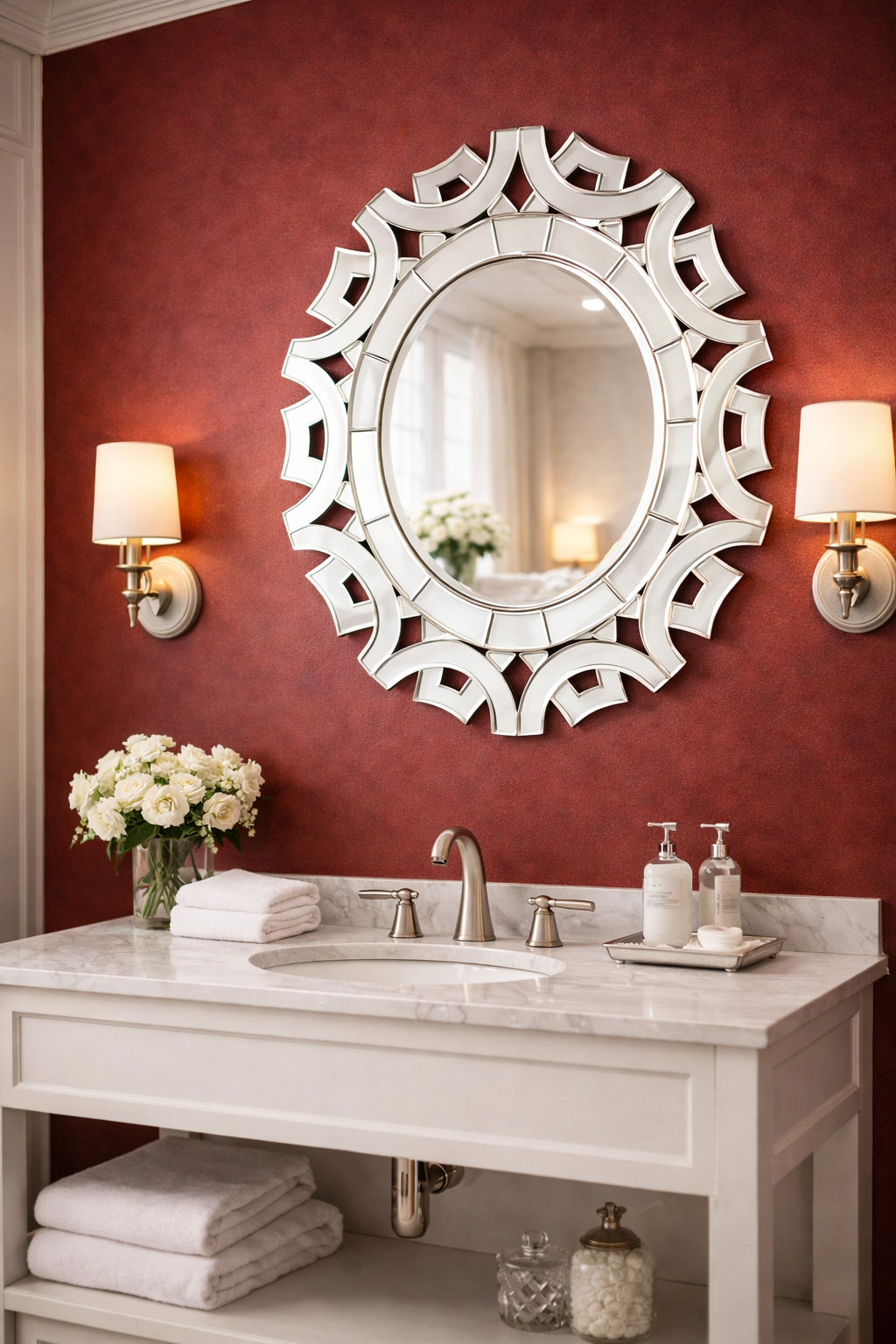 Radiant Arc Lattice Mirror thumbnail